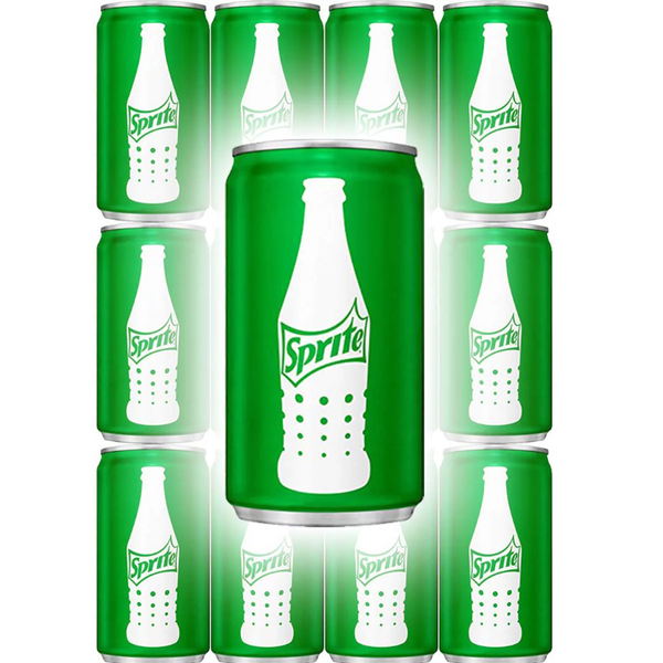 Sprite, 7.5 Fl Oz Mini Can (Pack of 12, Total of 90 Oz)