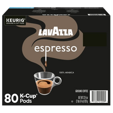 Lavazza Espresso K-Cup Pods 80 Count 32.4 oz - Keurig coffee box