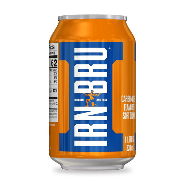 IRN-BRU From AG Barr The Original and Best Sparkling Flavored Soft Drink | A Scottish Favorite | 330 ML (Pack of 6)