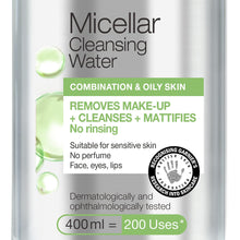 Garnier Skin Naturals Micellar Cleansing Water Combination & Sensitive Skin 400Ml