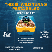 Wild Planet Wild Tuna & Pasta Salad, 5.6 oz - nutrition facts