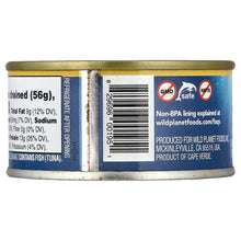 Wild Planet Skipjack Solid Light Wild Tuna in Olive Oil, 2.82 oz - side