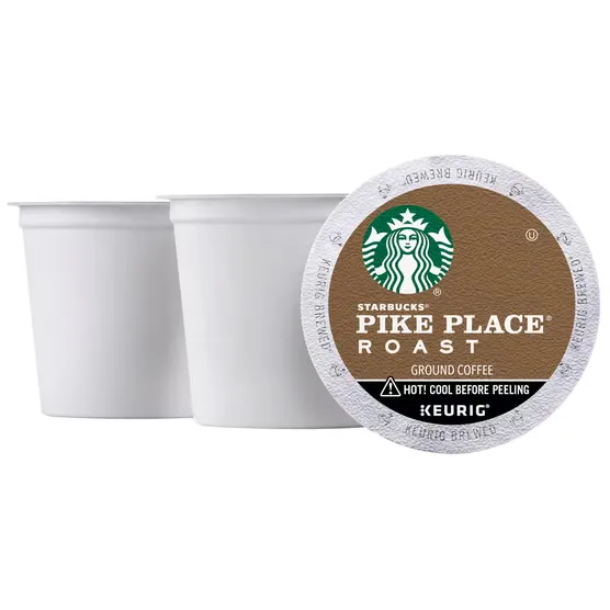 Starbucks Pike Place Roast K-Cup Pods 72 Count 30.4 oz - Keurig coffee box