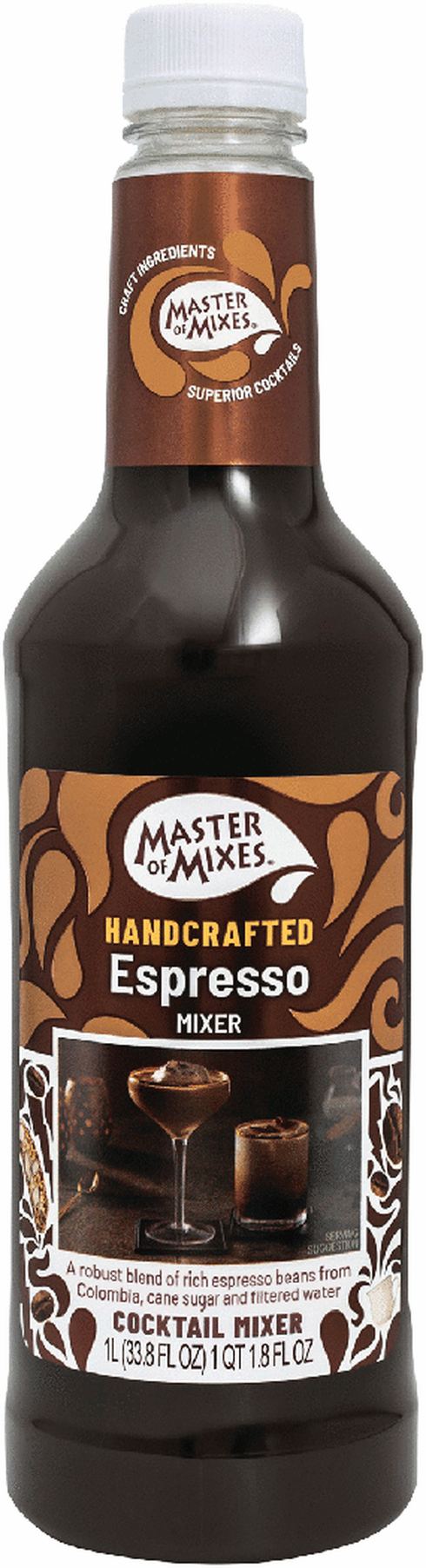 Master of Mixes Handcrafted Espresso Cocktail Mixer, 1L
