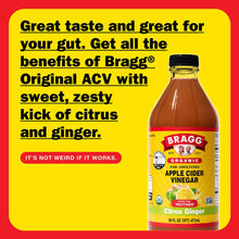 Bragg Organic Apple Cider Vinegar Citrus Ginger Blend with the Mother - 16 fl oz - Raw and Unfiltered