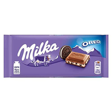 Milka Oreo Alpine Milk Chocolate, 3.5 oz Bar MILK OREO, PACK OF 5