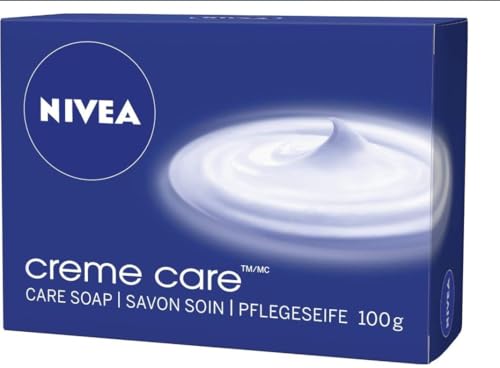 NIVEA Creme Care Soap Bar 100g — gentle daily cleansing for hands and body