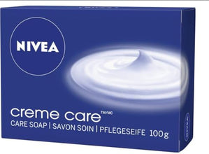 NIVEA Creme Care Soap Bar 100g — gentle daily cleansing for hands and body