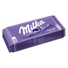 Milka Milk Chocolate, 100g/3.5oz (ALPINE MILK - PACK OF 5)