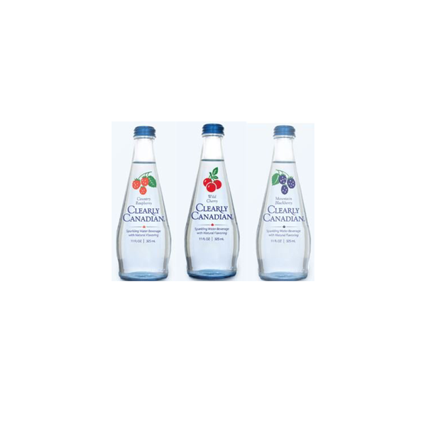 Clearly Canadian Sparkling Flavored Water (6 Pack, including 2 of each)