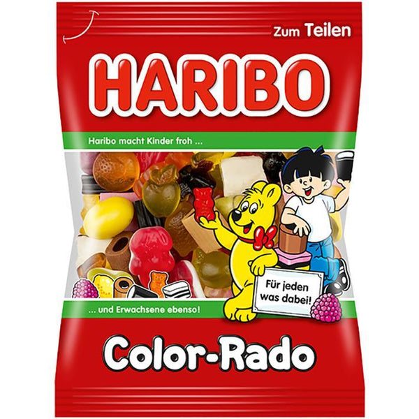 Haribo Color-Rado Gummy Candy Mix, 6.2oz (175g) – Assorted Fruity Gummies