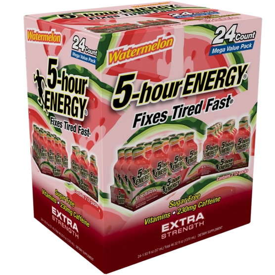5-hour ENERGY Extra Strength Watermelon 24-count box