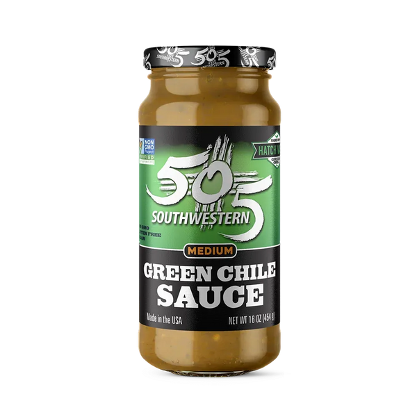 505 Southwestern Hatch Valley Green Chile Sauce 16oz Jar