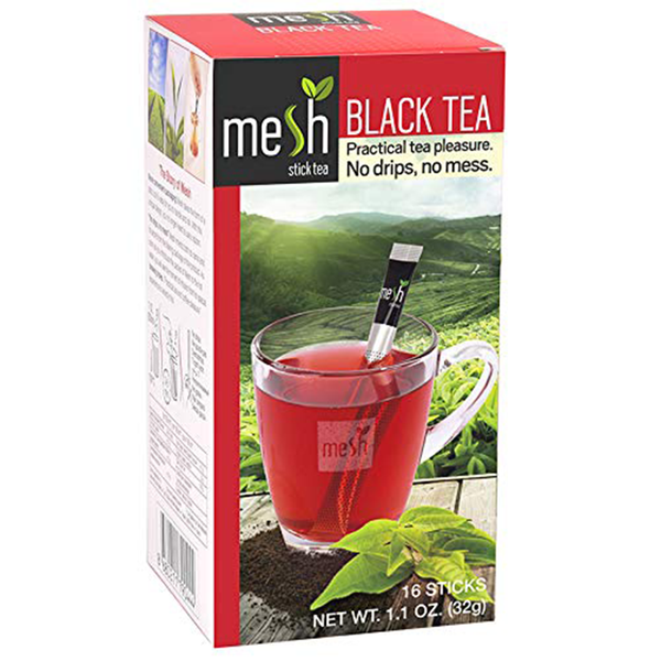 Mesh Black Stick Tea | 16 Sticks | Premium Instant Tea