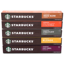 Starbucks by Nespresso Favorites Variety Pack 50 Count (International Version)