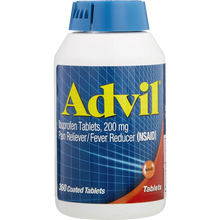 Advil Ibuprofen Tablets 200 mg 360 Count - pain reliever bottle