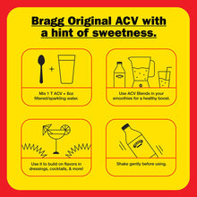 Bragg Organic Apple Cider Vinegar Citrus Ginger Blend with the Mother - 16 fl oz - Raw and Unfiltered