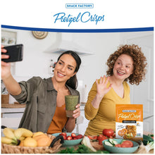 Snack Factory Pretzel Crisps Cheddar Cheese, 7.2 oz – Crunchy Baked Pretzel Snacks with Cheddar Flavor