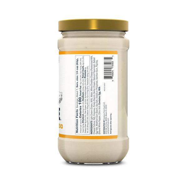 Carbone Mac & Cheese Alfredo Sauce 15oz - ingredients back label
