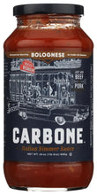 Carbone Bolognese Simmer Sauce 24oz - jar front label
