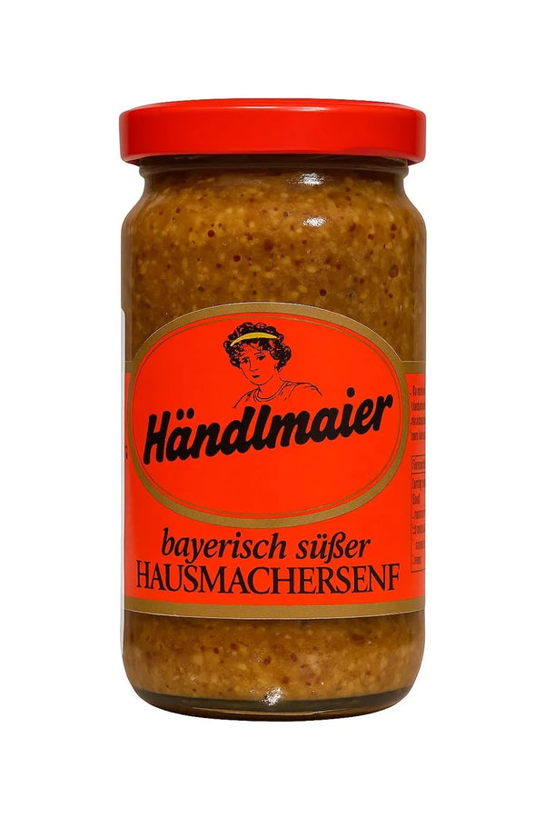 Händlmaier Süßer Hausmachersenf 200 ml - Bavarian sweet mustard glass jar