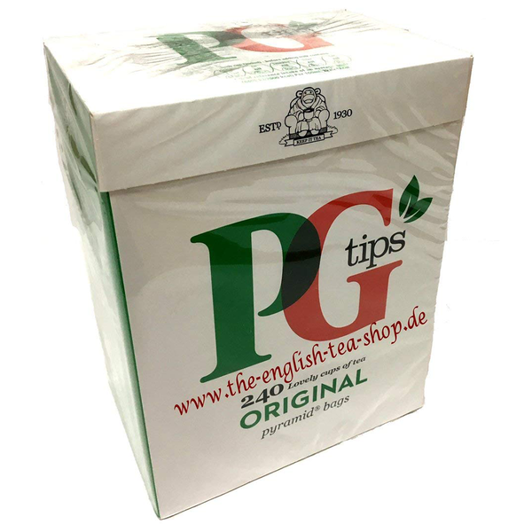 PG tips Pyramid Teabags - 240 per pack (1.53lbs)