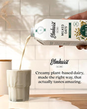 Elmhurst 1925 Unsweetened Oat Milk - 32 Ounce Dairy-Free, Gluten-Free, Vegan, Kosher, Shelf Stable Milk Made with Water & Oat Grains for Healthier, Simpler Plant-Based Alternatives