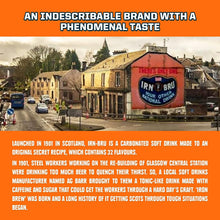 IRN-BRU From AG Barr The Original and Best Sparkling Flavored Soft Drink | A Scottish Favorite | 330 ML (Pack of 6)