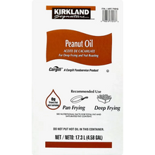 Kirkland Signature Peanut Oil 17.3 L - bulk deep frying oil