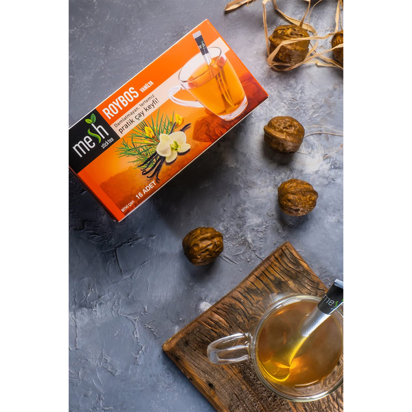 Mesh Vanilla Rooibos Stick Tea | 16 Sticks | Premium Instant Tea