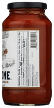 Carbone Mushroom Marinara Pasta Sauce 24oz - ingredients label back
