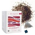Rishi English Breakfast Organic Black Tea 15 Sachets - pyramid tea sachets