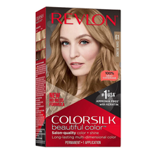 Revlon ColorSilk Beautiful Color, Dark Blonde [61], 1 Count