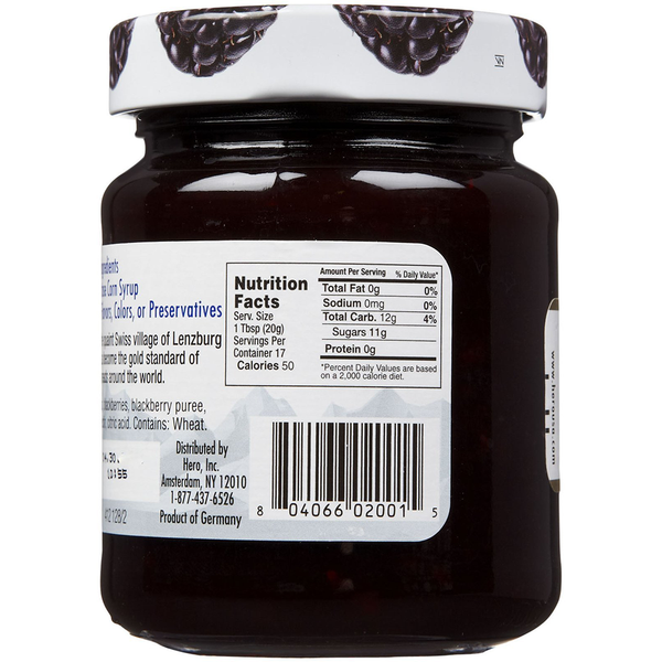 Hero Blackberry Fruit Spread, 12 Ounce