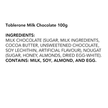 Toblerone Swiss  Milk Chocolate with Honey & Almond Nougat Candy Bar - 3.52 oz