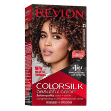 Revlon ColorSilk Hair Color [43] Medium Golden Brown 1 ea (Pack of 2)