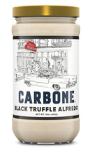 Carbone Black Truffle Alfredo Sauce 15oz - jar front label