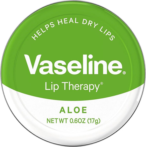 Vaseline Therapy Lip Balm, Aloe Vera 0.6 oz (Pack of 2)