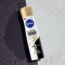 Nivea Black & White Invisible Silky Smooth 48H Anti-Perspirant Spray 150ml (Pack of 3)