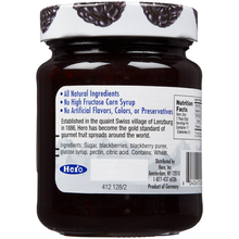 Hero Blackberry Fruit Spread, 12 Ounce