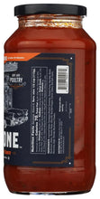 Carbone Cacciatore Simmer Sauce 24oz - ingredients back label