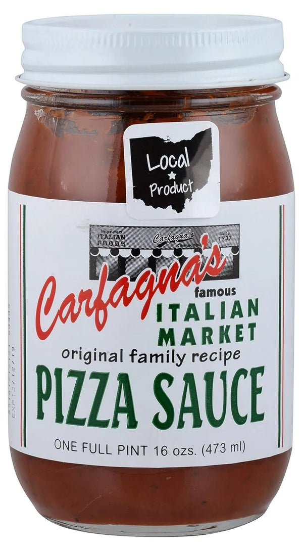 Carfagna's Original Family Recipe Pizza Sauce, 16 oz (473 ml) Pint Jar
