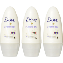Dove Invisible Dry 48 Hs Anti-perspirant Roll-on Deodorant. 50 Ml (Pack of 3)