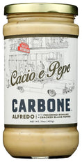 Carbone Cacio e Pepe Alfredo Sauce 15oz - jar front label