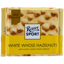 Ritter Sport White Chocolate Hazelnut Bar-Pack of 3