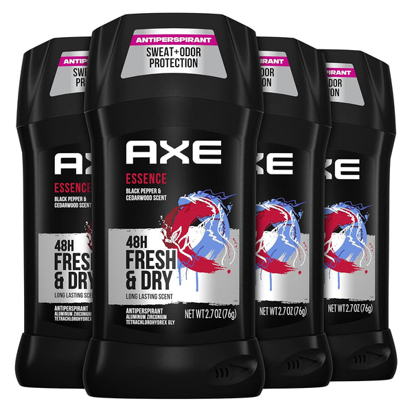 AXE Essence Antiperspirant Stick 2.7 oz — Black Pepper & Cedarwood 48H protection