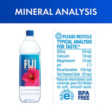 FIJI Natural Artesian Bottled Water 33.8 Fl oz /  1 L