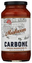 Carbone Mushroom Marinara Pasta Sauce 24oz - jar front label