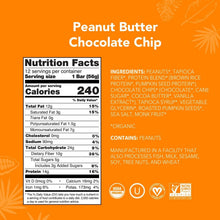 ALOHA Peanut Butter Chocolate Chip Protein Bar lifestyle image showing bar and key ingredients