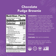 ALOHA Chocolate Fudge Brownie Organic Protein Bar lifestyle image 1